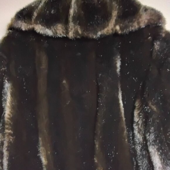 Sportowne Vintage Women's Grandella ll Faux Fur Coat Size 10 #537 - Picture 7 of 9